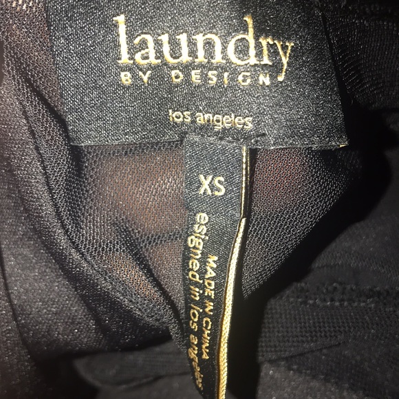 Laundry Long Sleeve Mesh MIDI Dress Xs - Picture 6 of 7